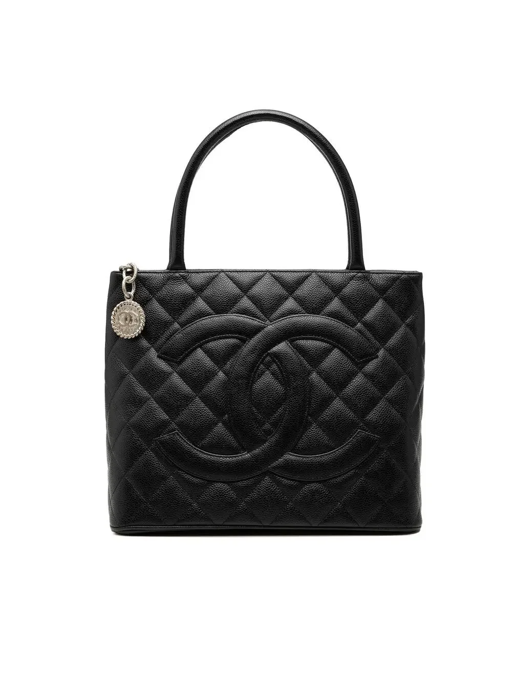 Chanel Caviar Medallion Tote Pre-Loved #290399C19B